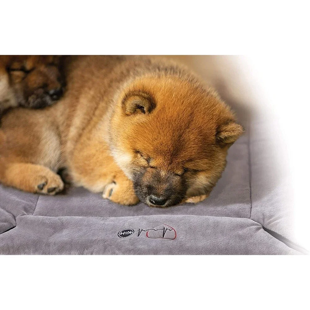 K&H PET PRODUCTS Mother’s Heartbeat Puppy Crate Pad Gray Fleece Medium Breed